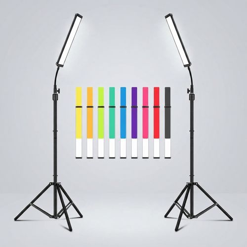 LED Video Lighting Kit with Wand Sticks